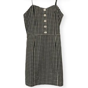 Petite Studio Green Gingham Lola Dress